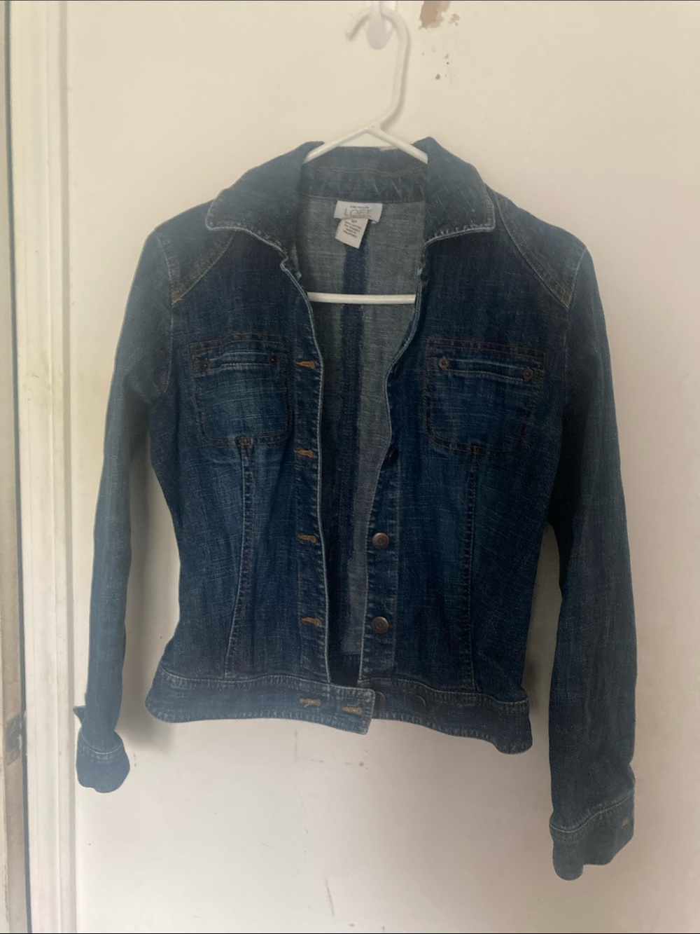 LOFT Dark Blue Denim Jacket